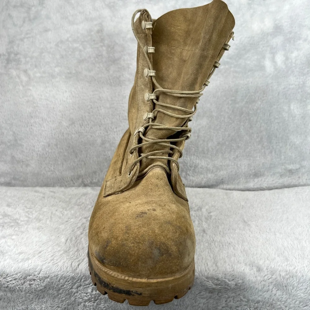 Belleville Gore-Tex ICWT Combat Boots 12.5 R Tan Men Military Tactical Suede